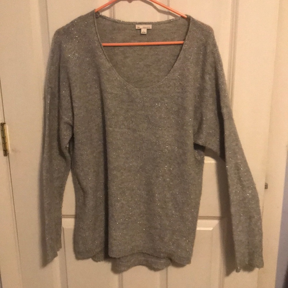 Sparkly Silver Sweater